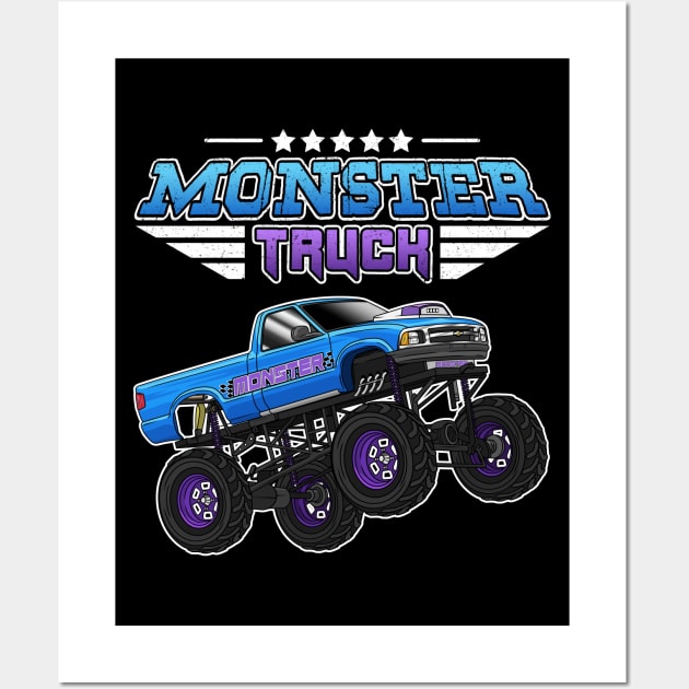 Monster Truck Wall Art by Guyvit